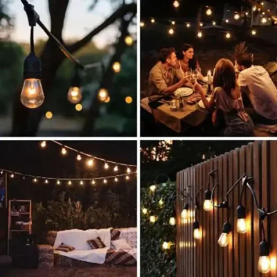 Външна осветителна верига 7.5 метра YARDBULBS® - 25 крушки