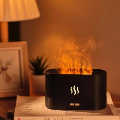 3 в 1 Овлажнител за Въздух с Ефект на Пламък FLAMERELAXER®