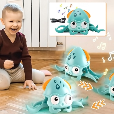 Интерактивна Играчка Пълзящ Октопод - CRAWLTOPUS®