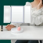 Многофункционално Огледало с LED Светлина и Увеличение - STARMIRROR®, mnogofunkcionalno ogledalo s led svetlina i uvelichenie starmirror