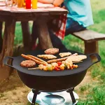 Корейски Кръгъл Грил Тиган - KOREPAN®, koreiski kragal gril tigan korepan