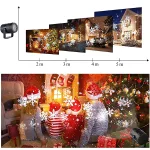 LED Прожектор Със Снежинки - WINTERGLOW®, led projektor sas snejinki winterglow
