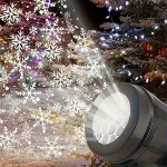LED Прожектор Със Снежинки - WINTERGLOW®, led projektor sas snejinki winterglow