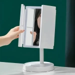 Многофункционално Огледало с LED Светлина и Увеличение - STARMIRROR®, mnogofunkcionalno ogledalo s led svetlina i uvelichenie starmirror